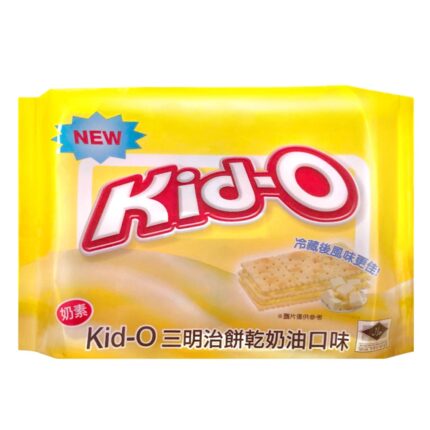【特價品】Kid-O日清 三明治餅乾分享包-奶油口味340g(12入/箱)