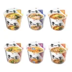 來一客 風味杯3入/組共9入(鮮蝦魚板風味/韓式泡菜風味/牛肉蔬菜風味/肉燥菠菜風味/川辣牛肉風味/京燉肉骨風味)