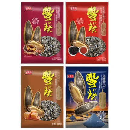 盛香珍 豐葵香瓜子重量包3kgX3包組(焦糖/日月潭紅茶/桂圓紅棗)